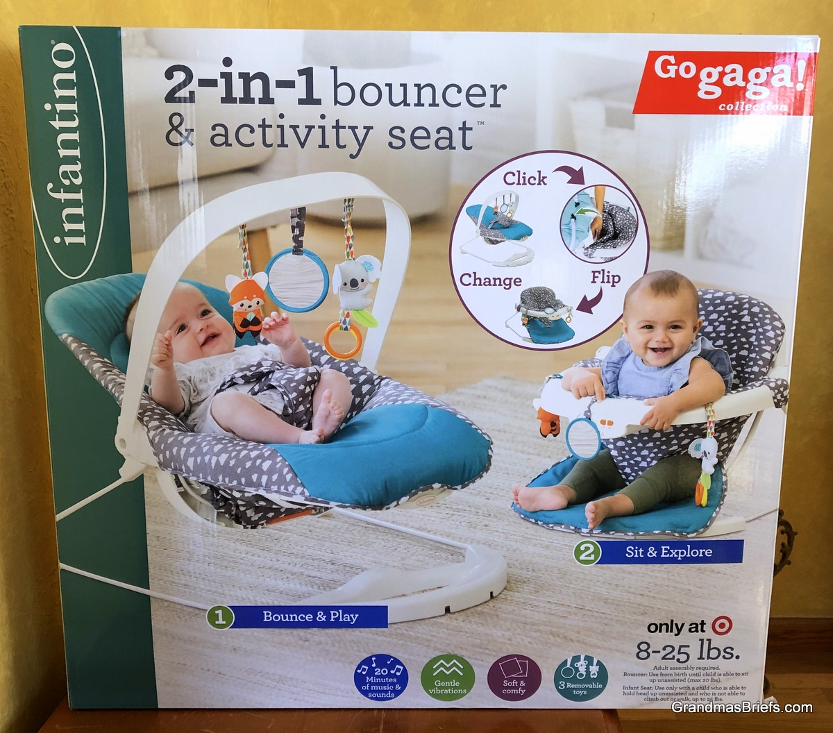 infantino bouncer target