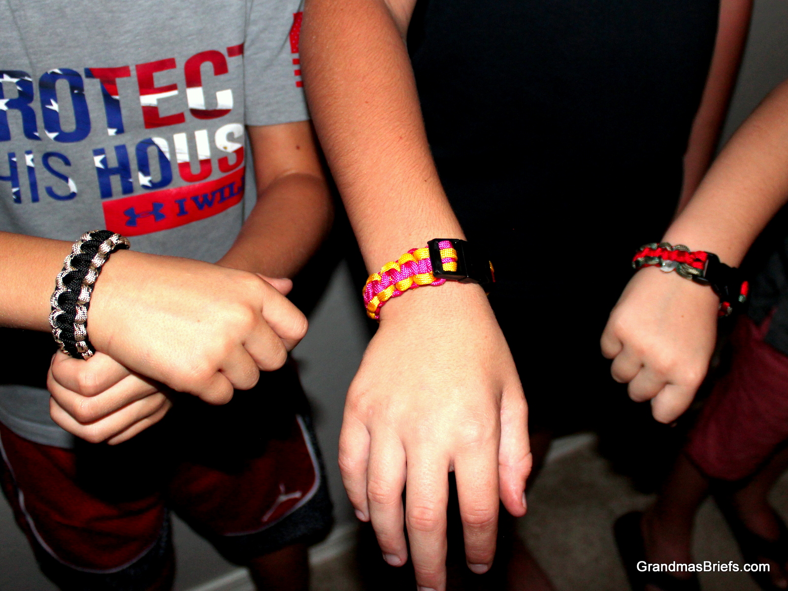 Oh, yes we did: Bracelets with boys