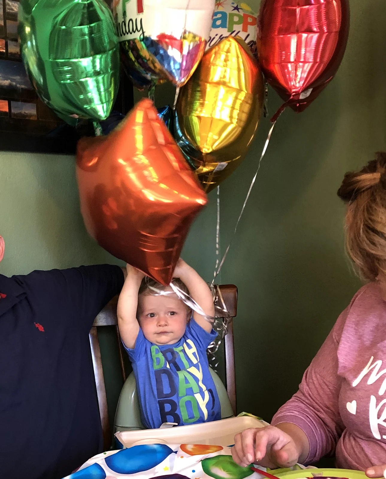 Firsts for Benjamin: A haircut and a happy birthday