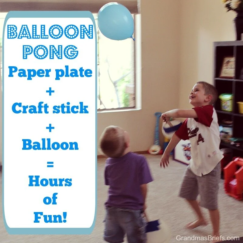 Balloon pong: Cheap, easy, and hours of fun!