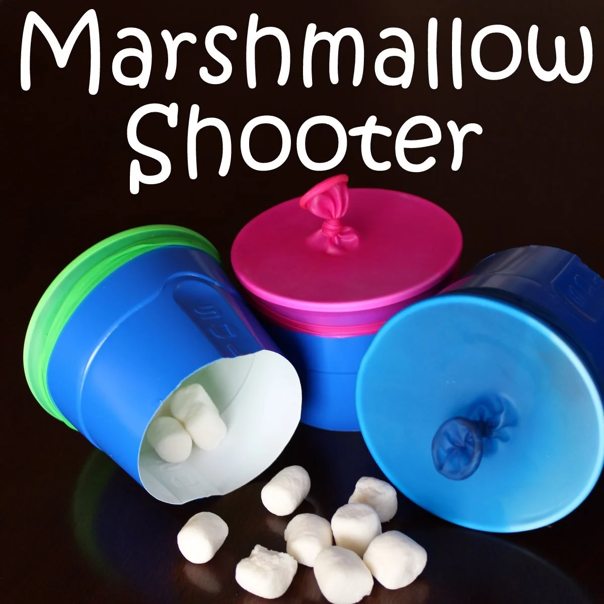 How to make a marshmallow shooter