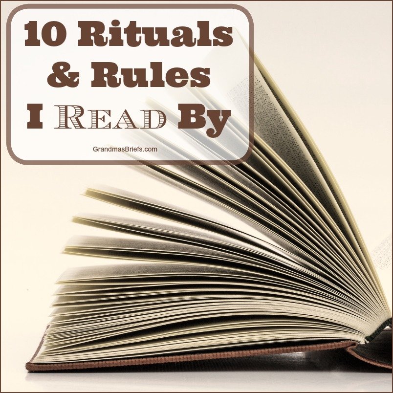 10 rituals and rules I read by