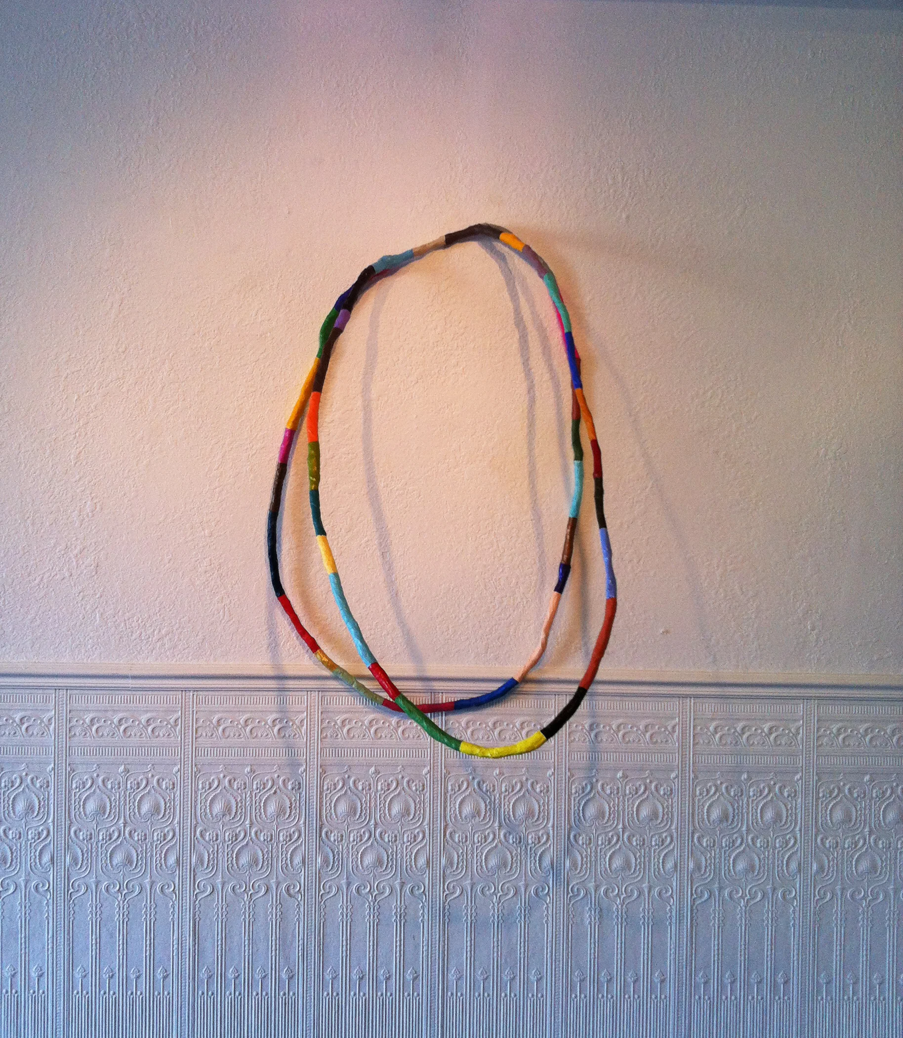 Untitled wall installation 34"x48"x36"