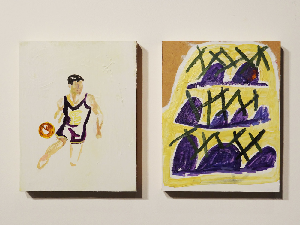 12 diptych - acrylic on panel 20"x14"