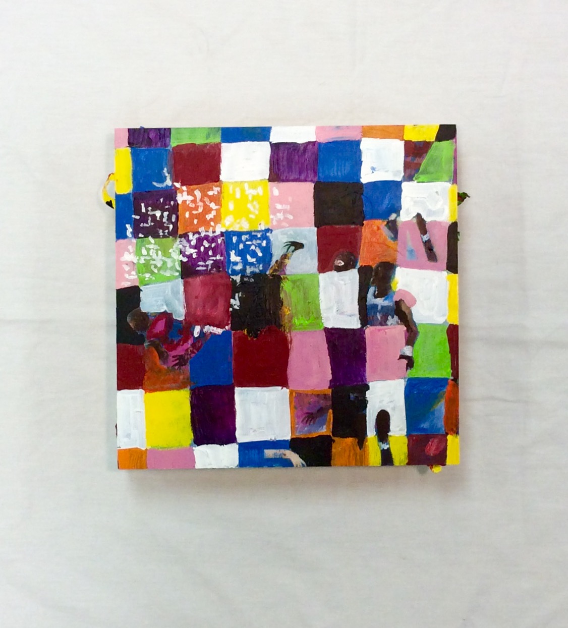 Elmer acrylic on panel 12"x12"