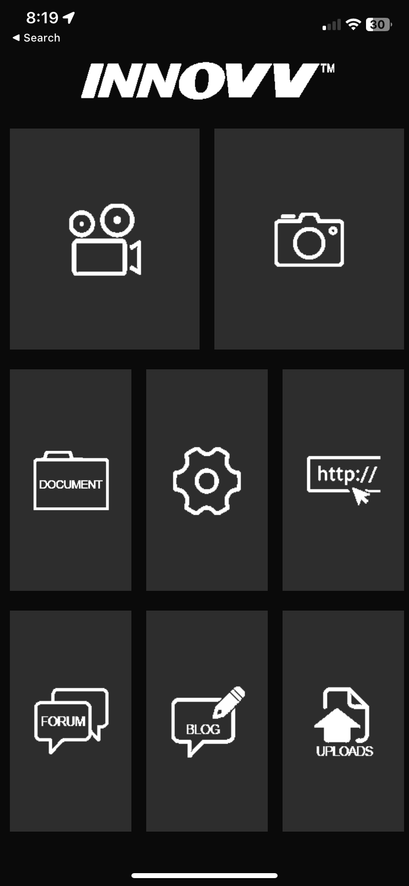 INNOVV iPhone App