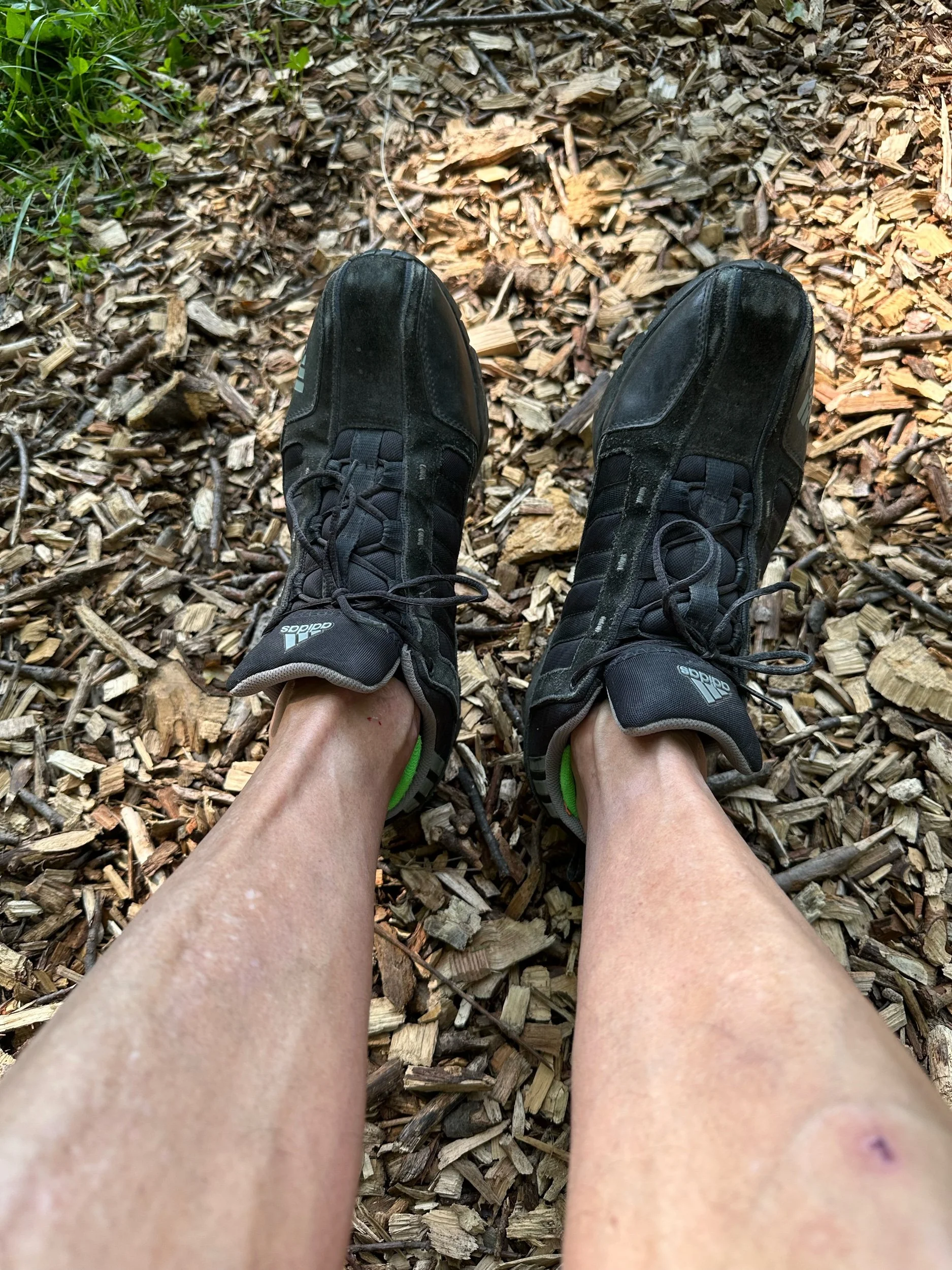 Cycling in the Metropark on Father's Day.