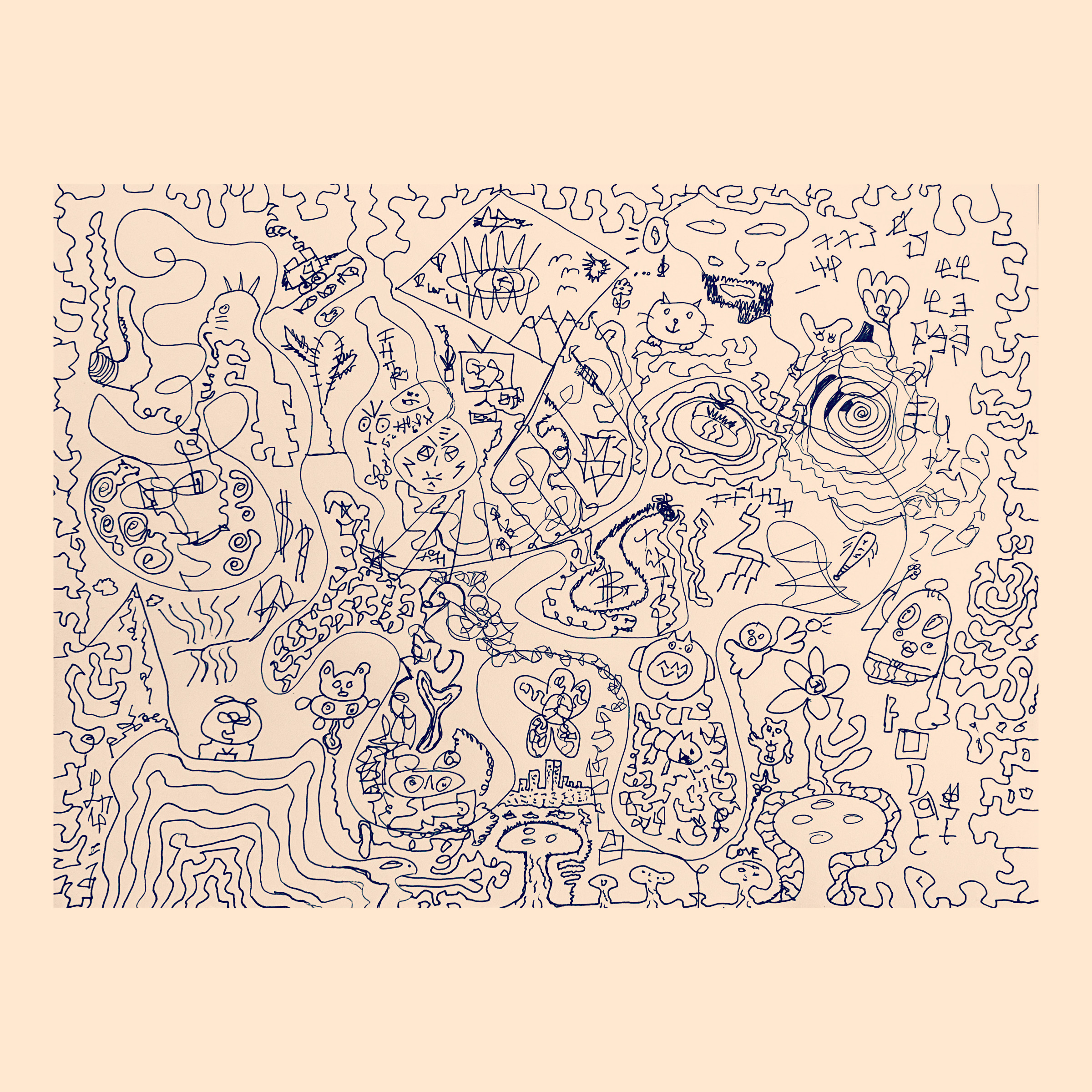 l i t t l e m o n s t e r s l i t t l e f r i e n d s - limited prints &amp; original avail