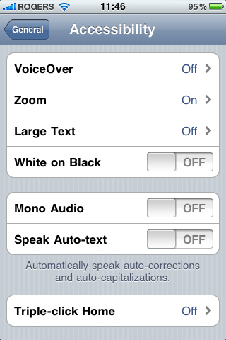 New iOS 4 accessibility options great for Baby Boomers