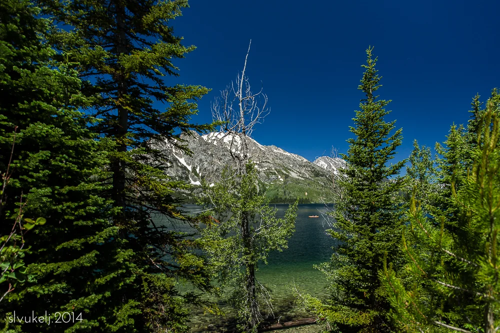 Orange Kayak - Grand Teton National Park, WY
