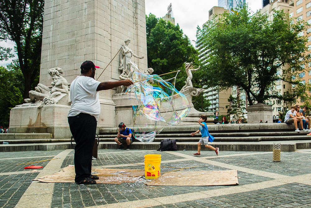 Summer Vacation Day 3 - Bubbles and Superheroes