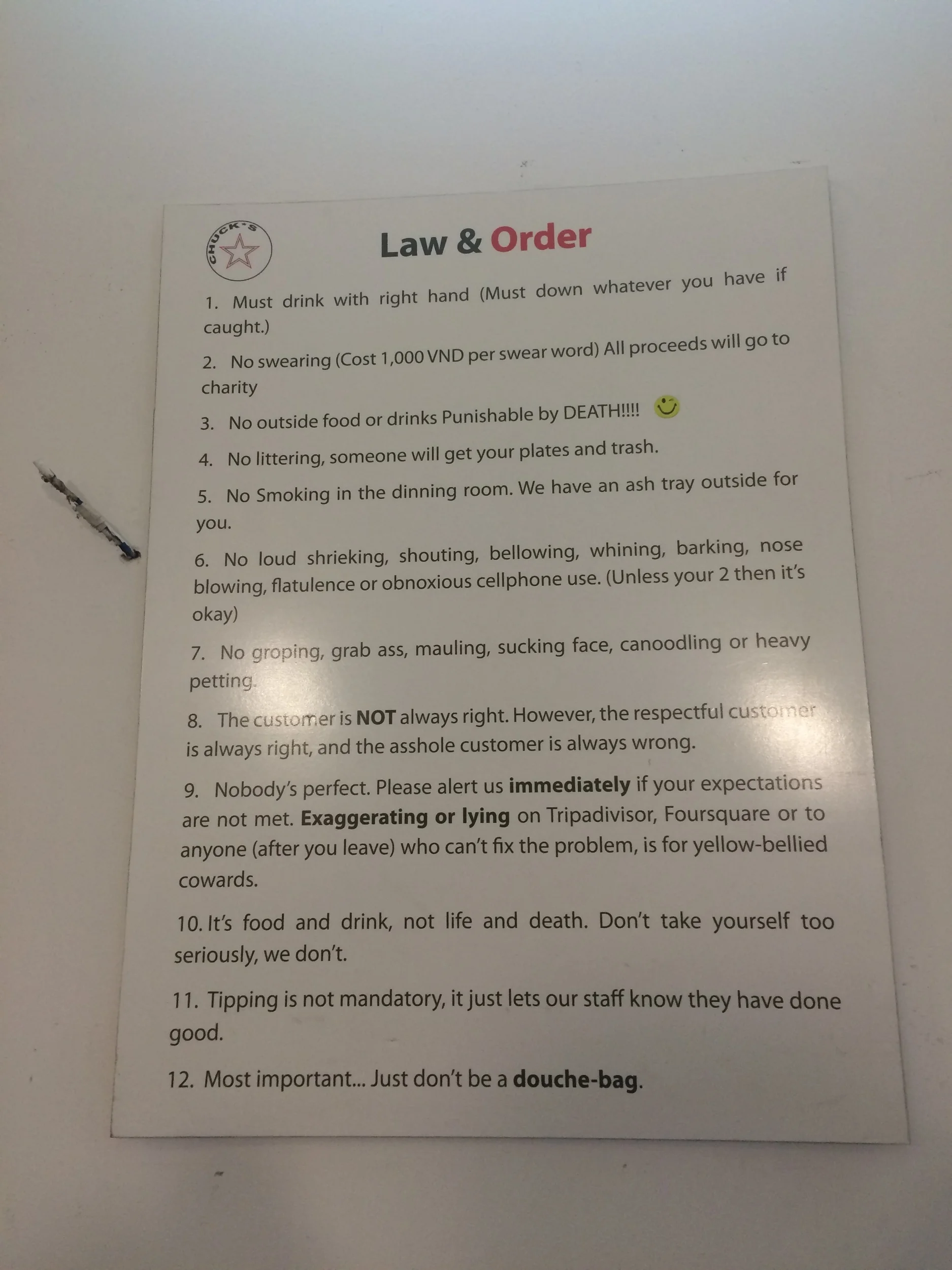 The note about Tripadvisor was a good one! So many A**holes!! 