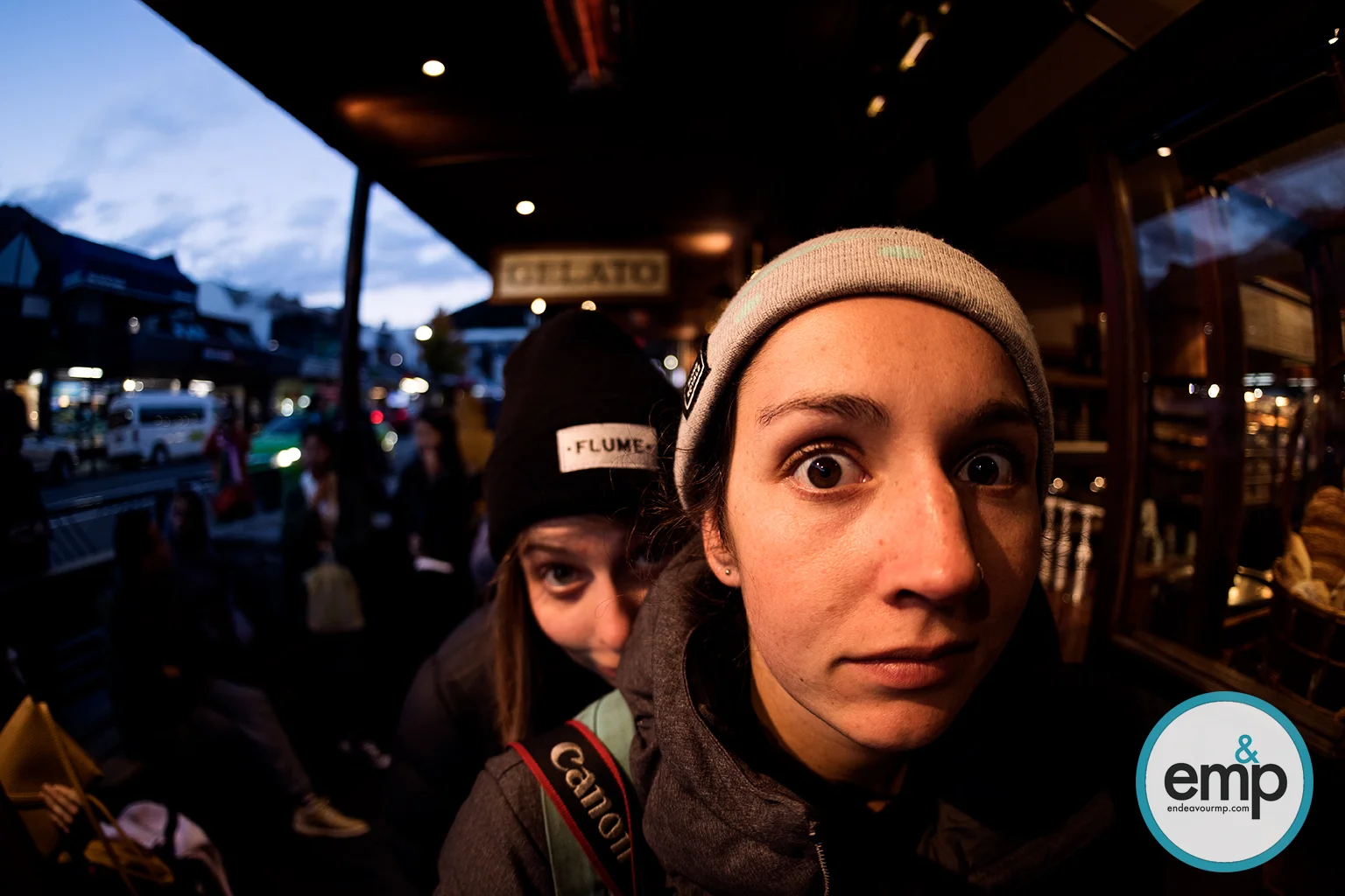 'Hangry' waiting to order Ferg Burger faces! 