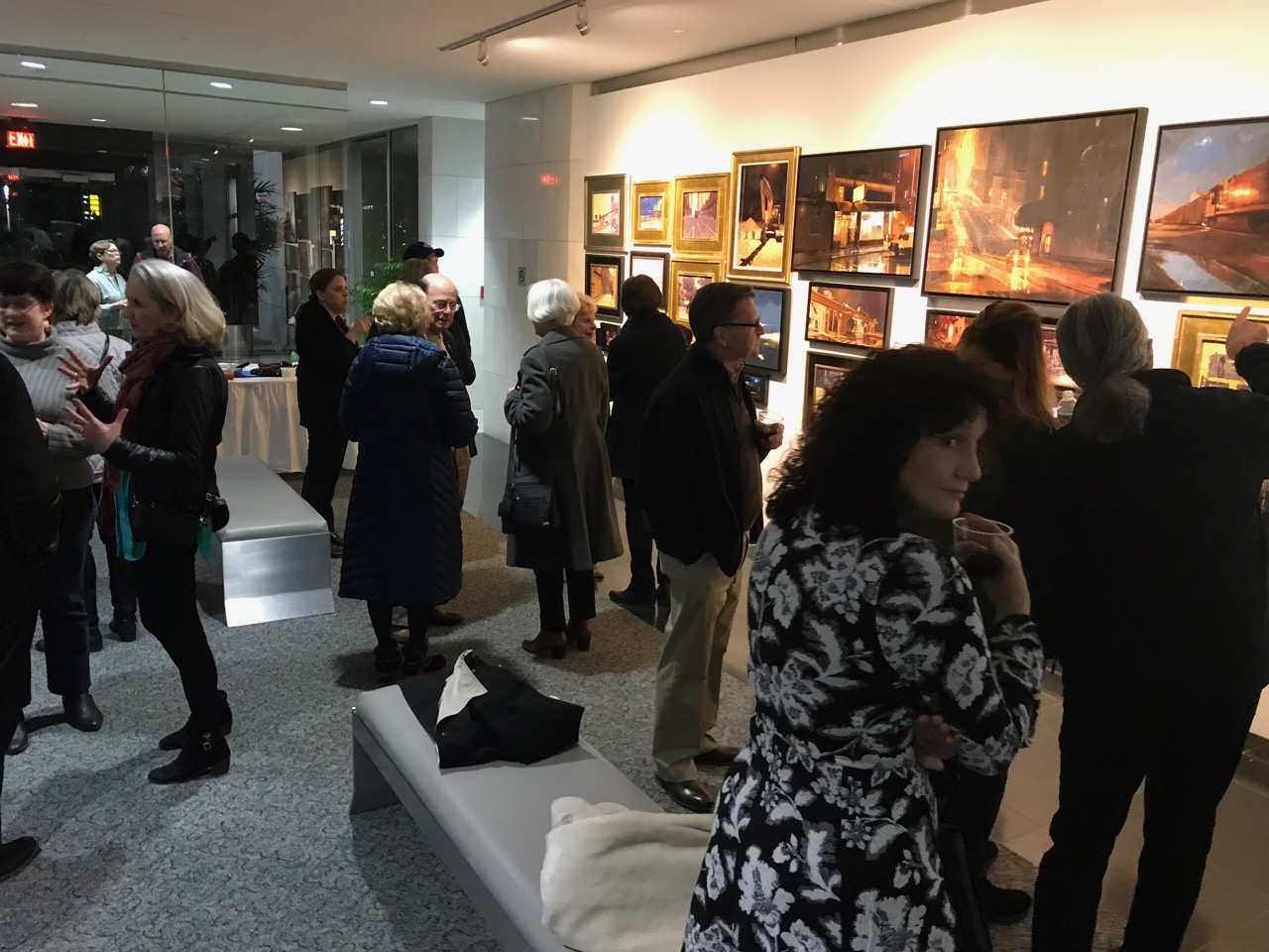 Opening reception night!