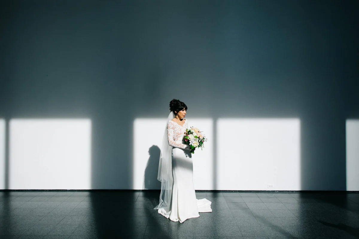 MCA Chicago Museum of Contemporary Art Wedding Photos
