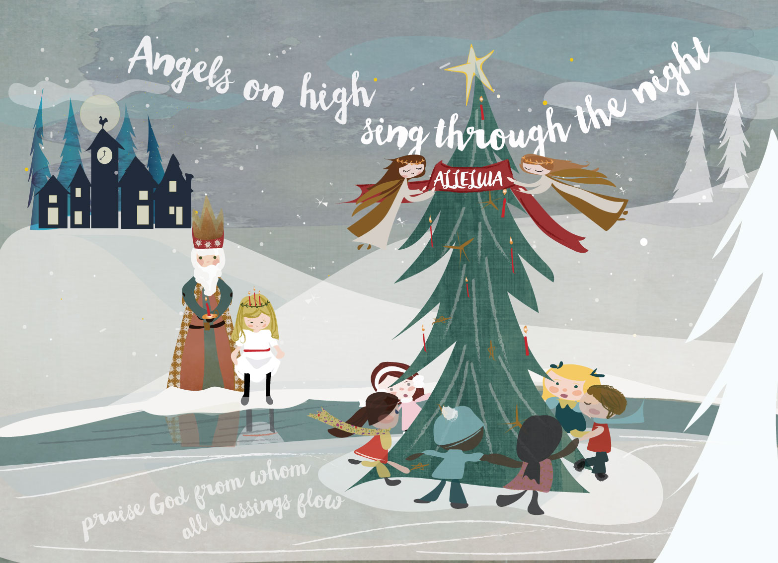 holiday card set / Sara Groves