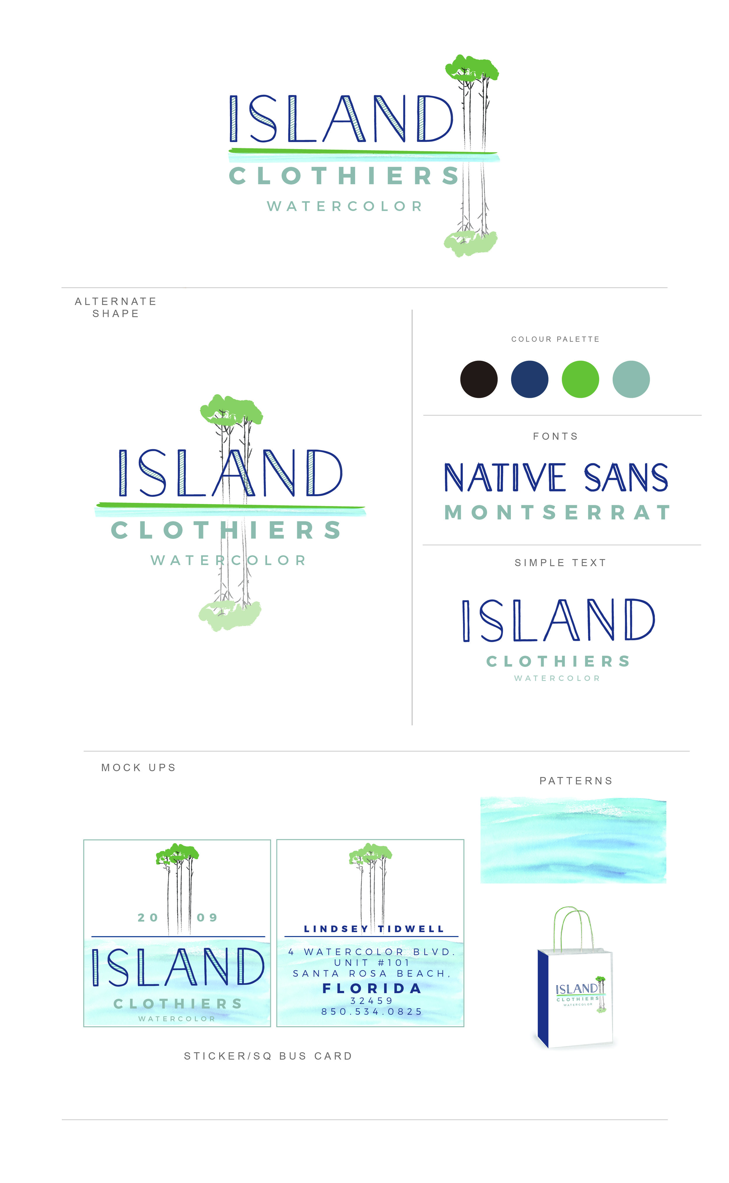 Logo Design: Island Clothiers