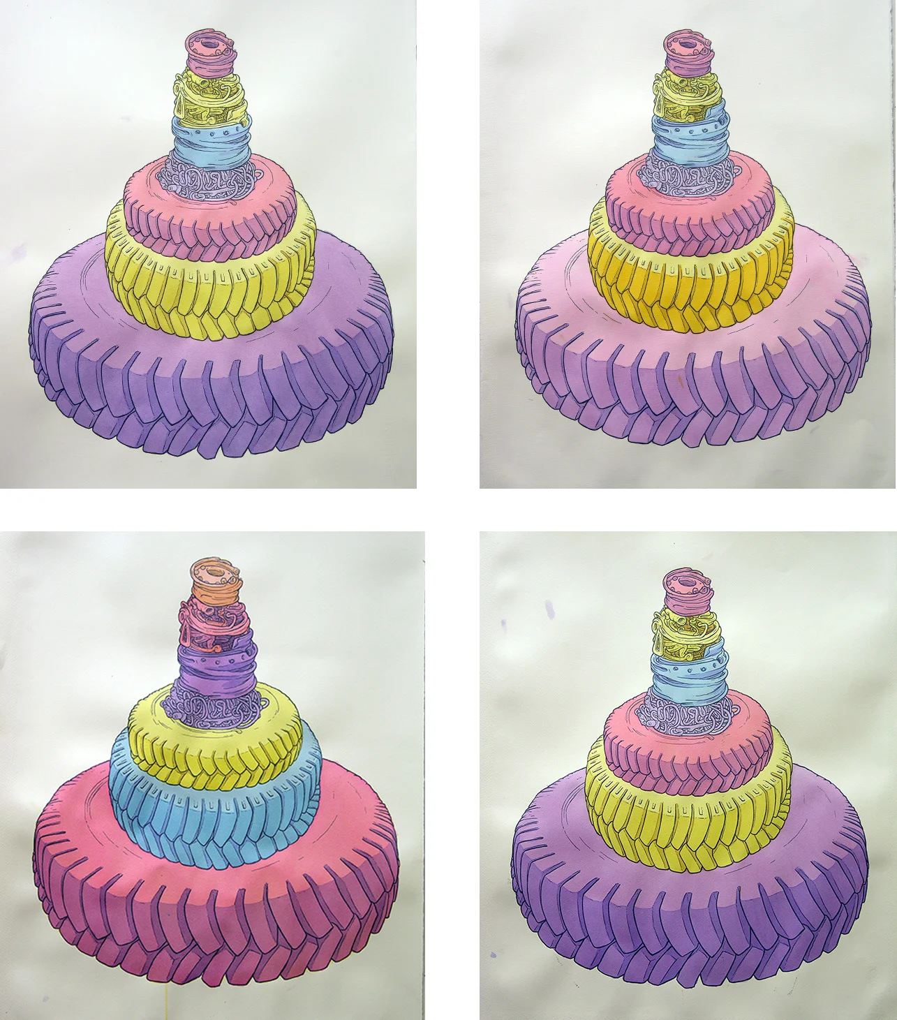 Tirecake Litho