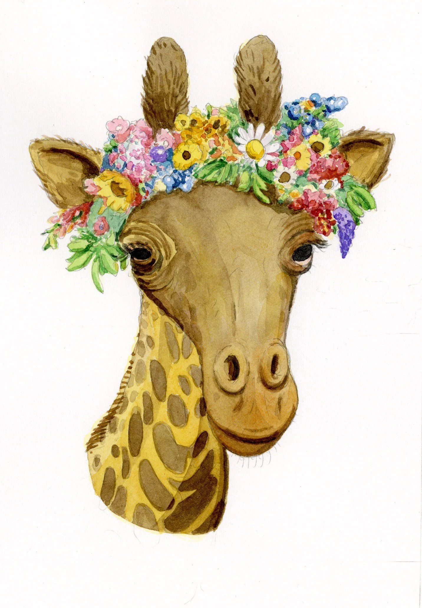 Words: Giraffe flower