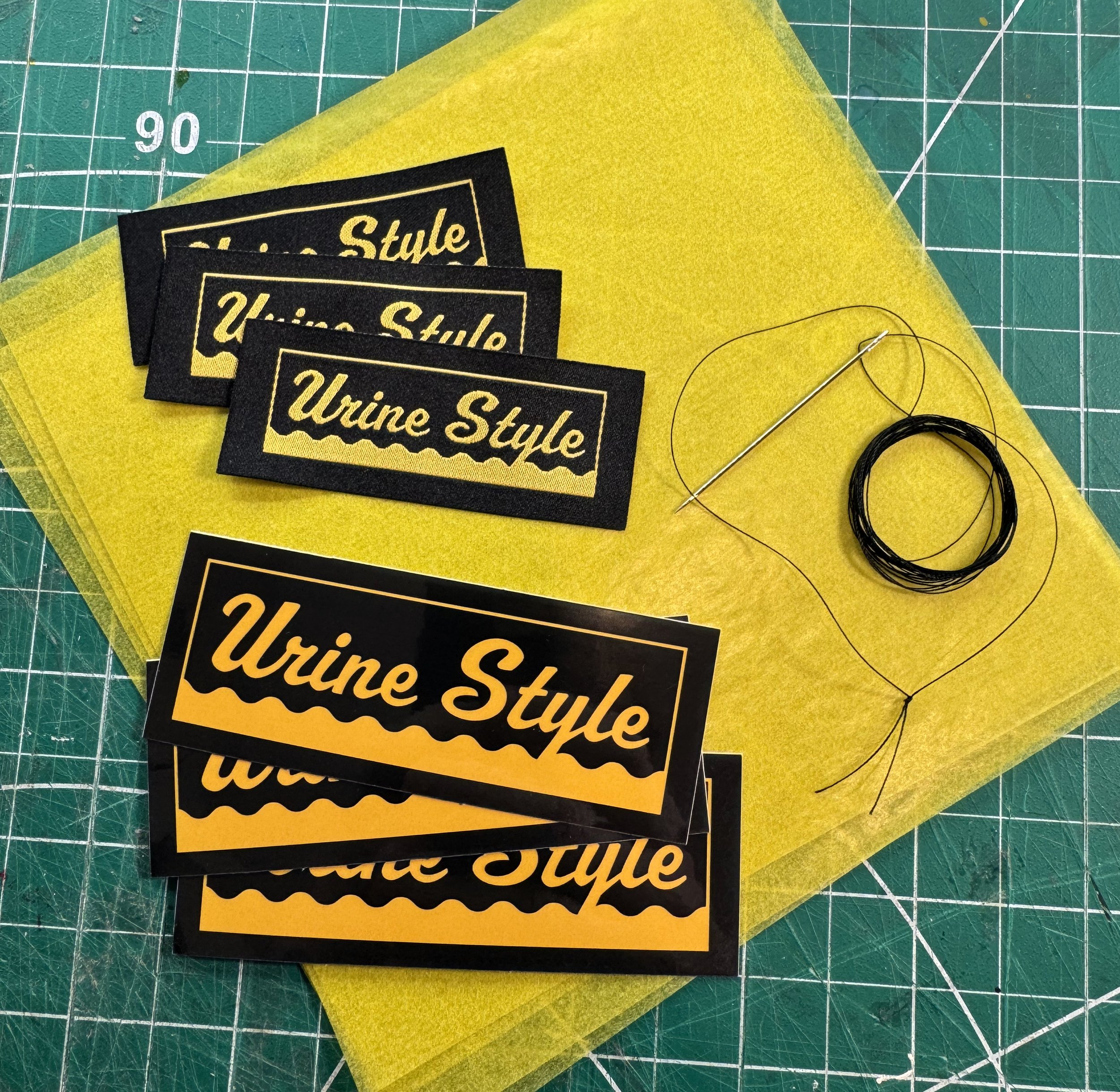 Urine Style Label & Sticker Combo Pack. FREE SHIPPING