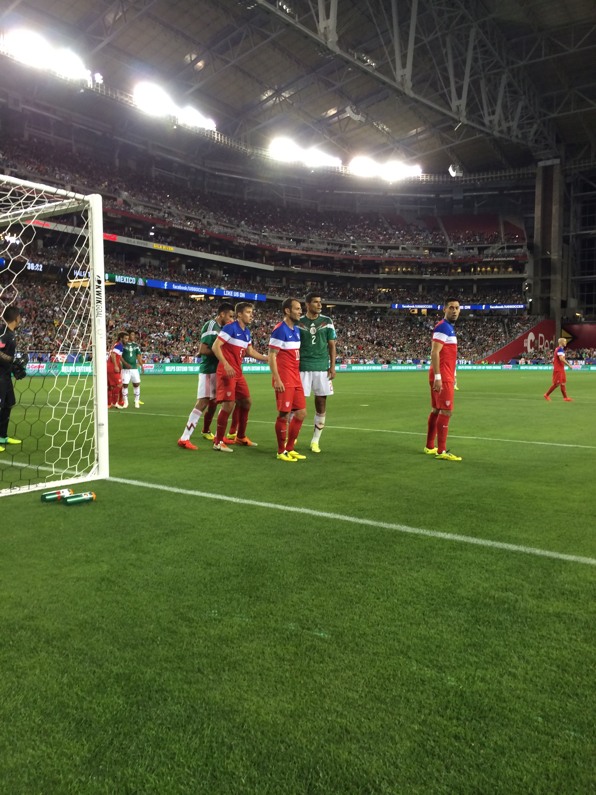 Stare down, Clint Dempsey