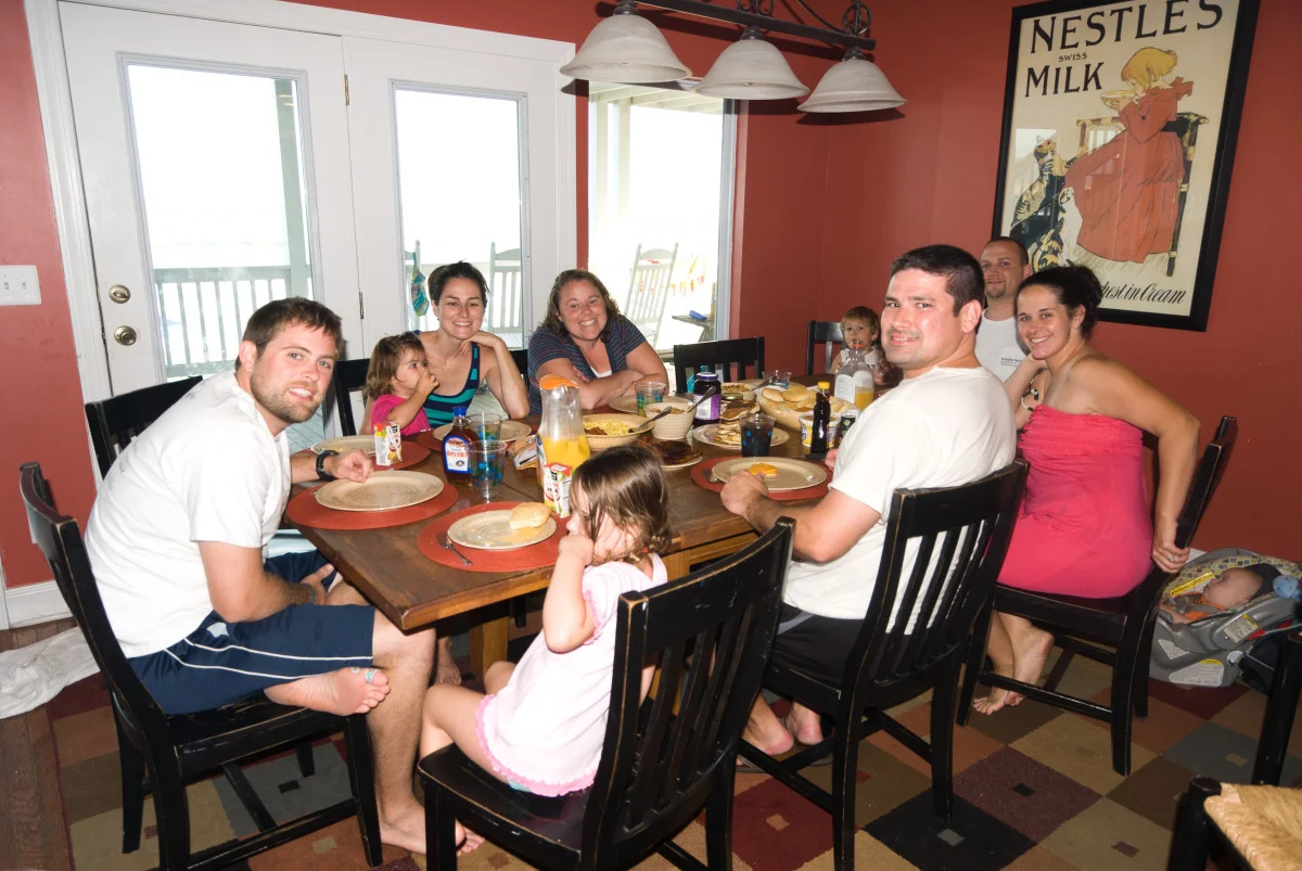 dinner with friends