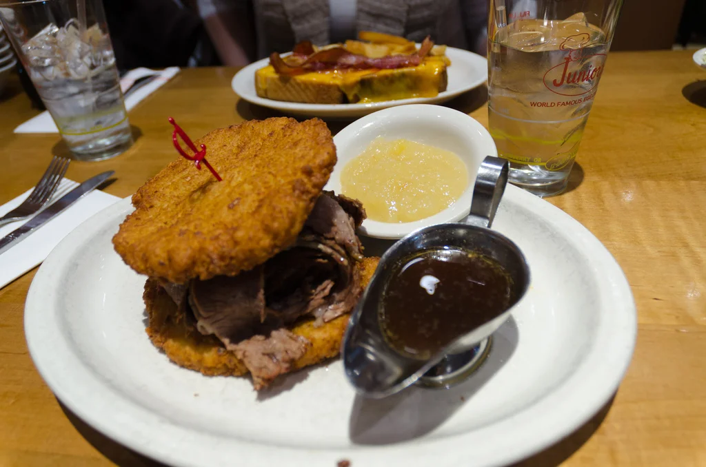 Dan's lunch @ Junior's