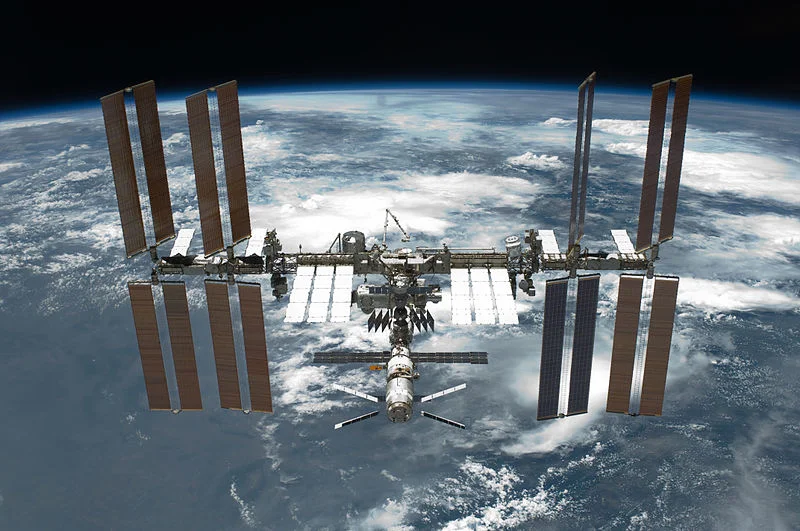 T he International Space Station is featured in this image photographed by an STS-134 crew member on the space shuttle Endeavour after the station and shuttle began their post-undocking relative separation. Undocking of the two spacecraft occurred at 11:55 p.m. (EDT) on May 29, 2011. Endeavour spent 11 days, 17 hours and 41 minutes attached to the orbiting laboratory. Source: NASA