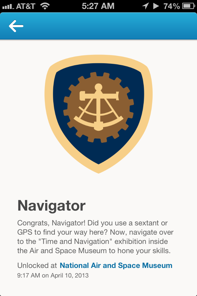 TimeNav Foursquare checkin badge.png