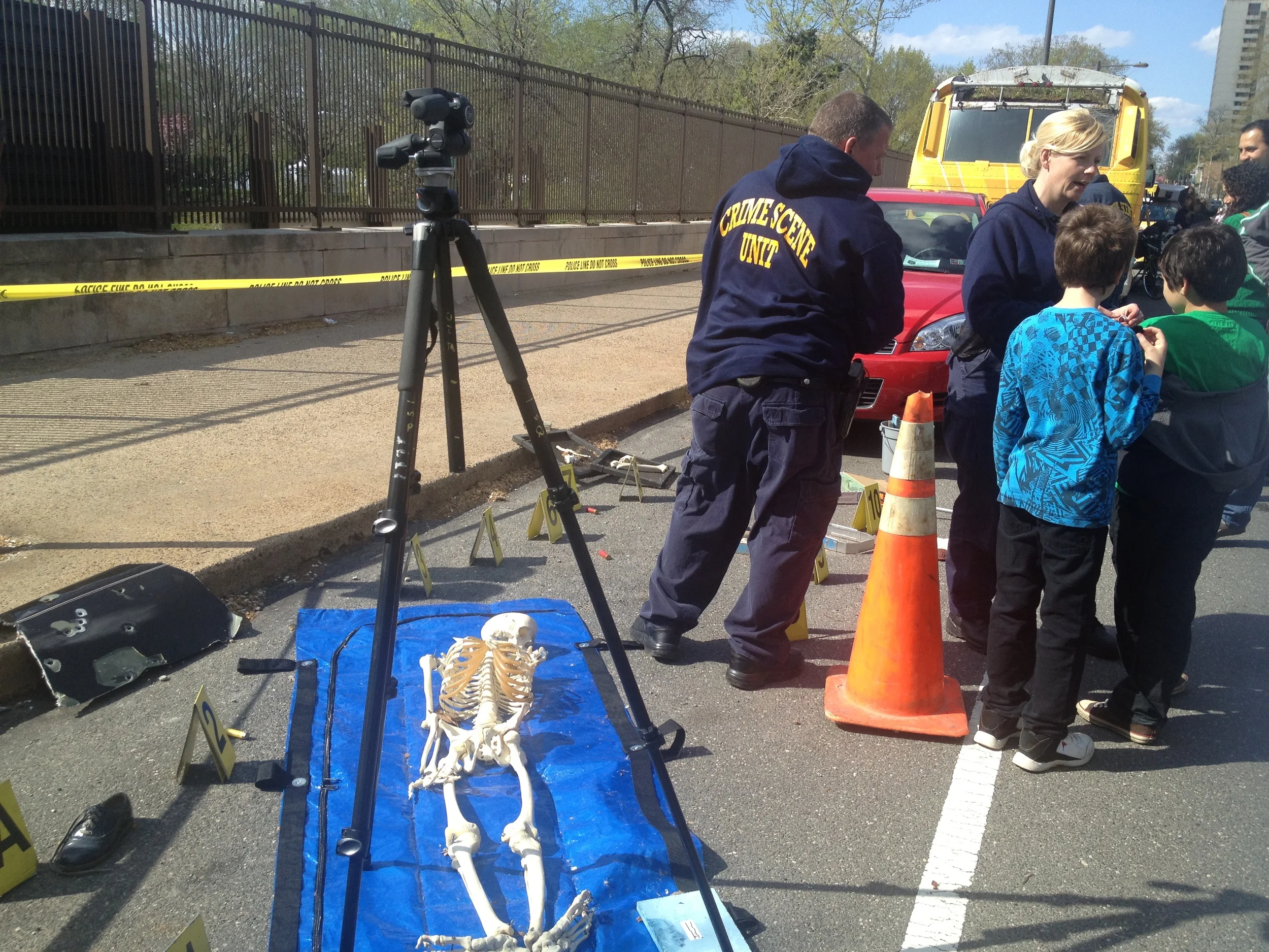 Crime scenes are definitely science, but this is still a bit morbid