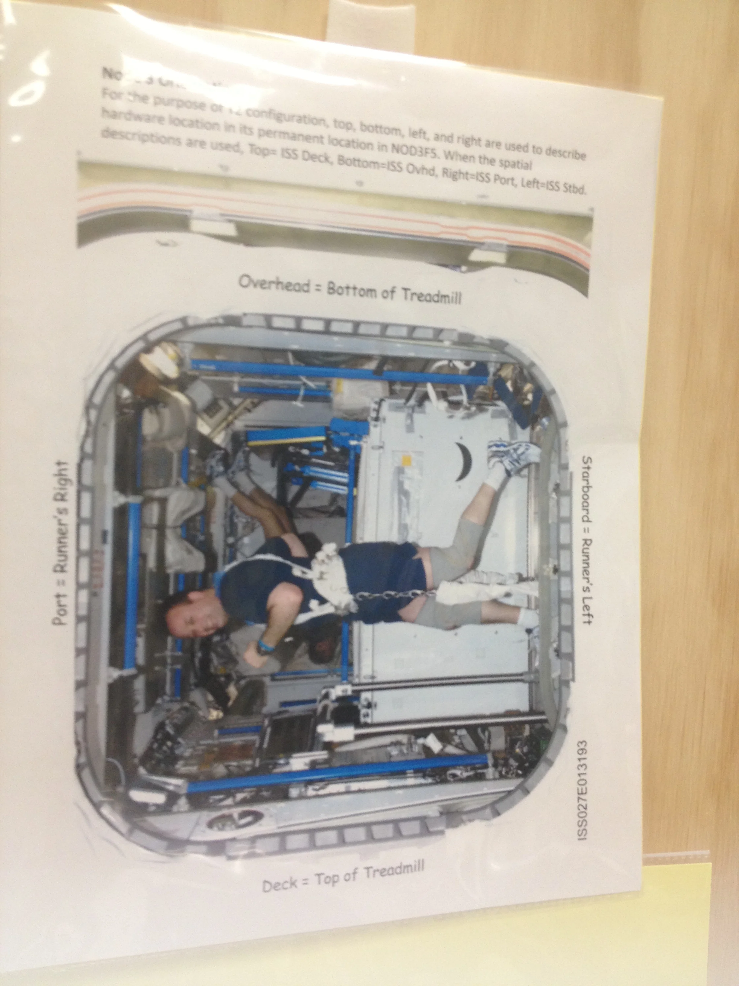 Despite Shutdown, Astronauts Still Run Up Walls