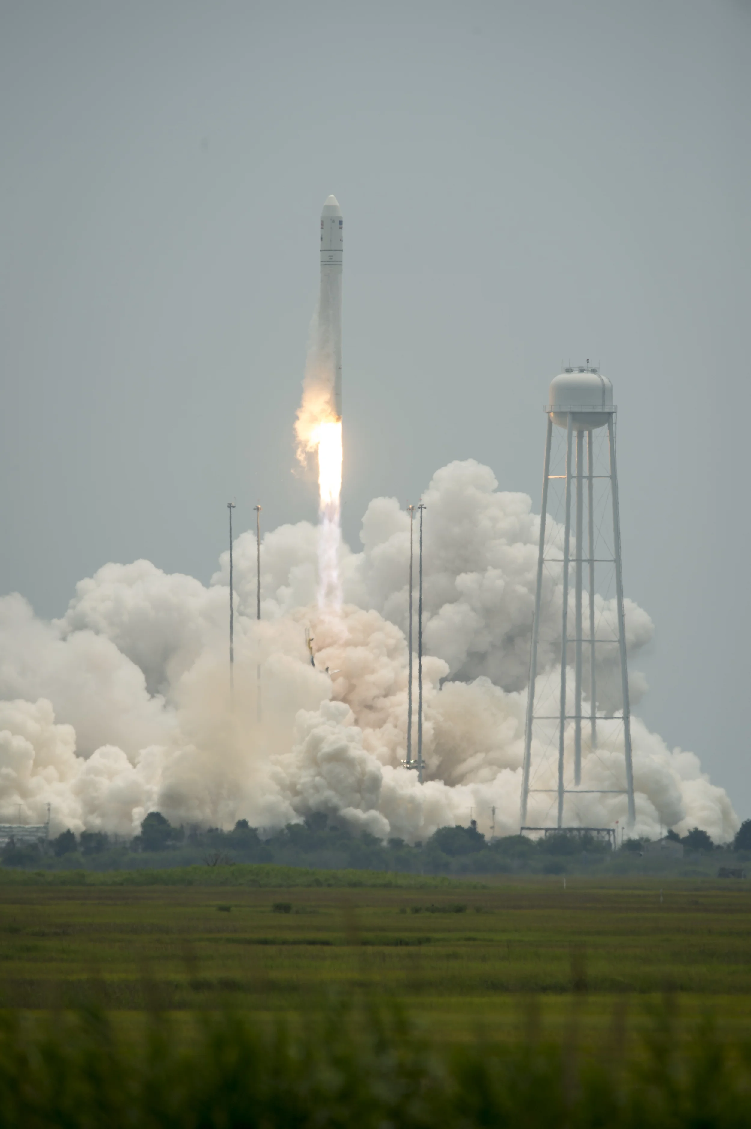 Antares Spacecraft Delivers and Gets Trashed