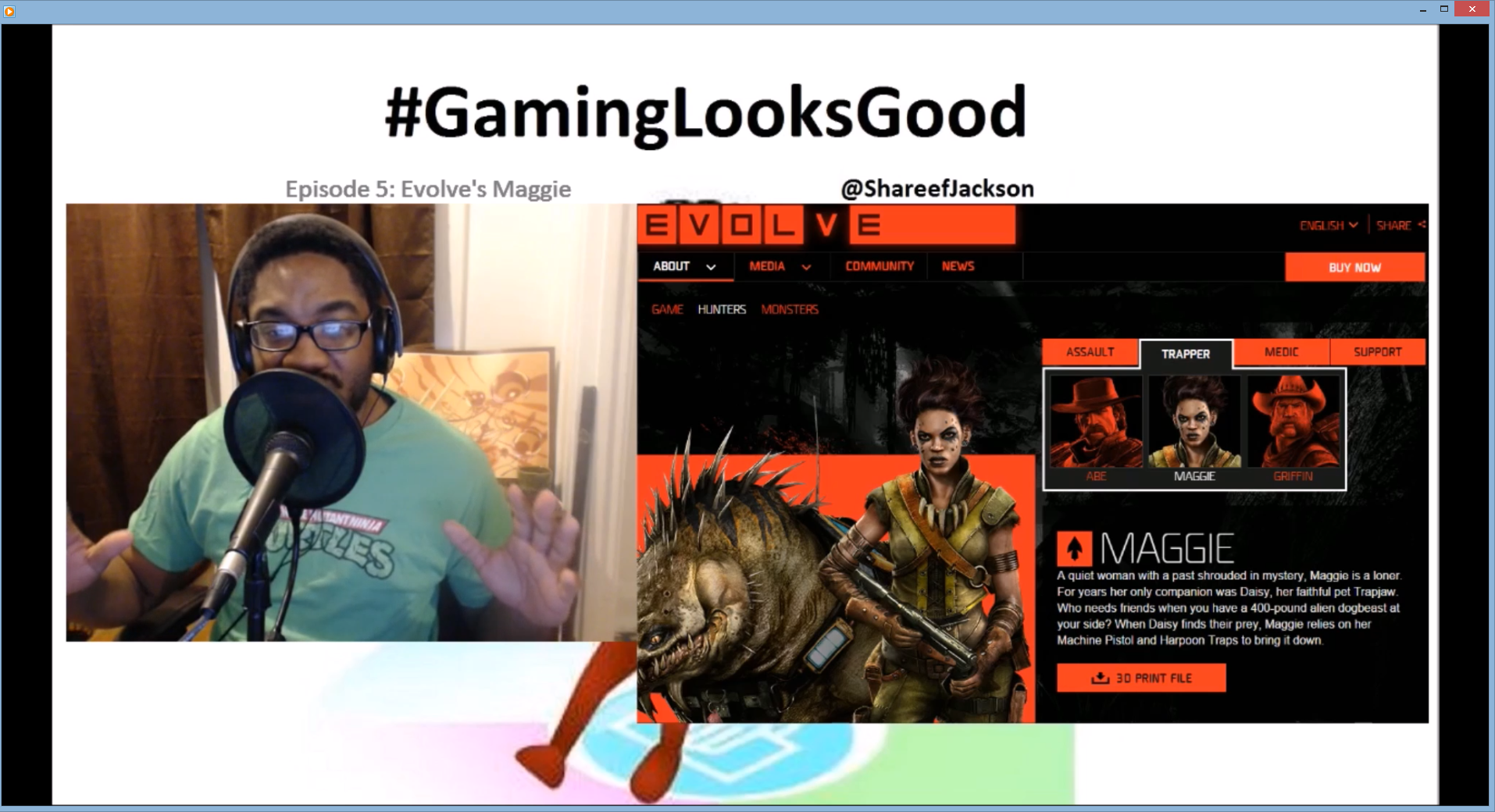 #GamingLooksGood 05: Evolve's Maggie