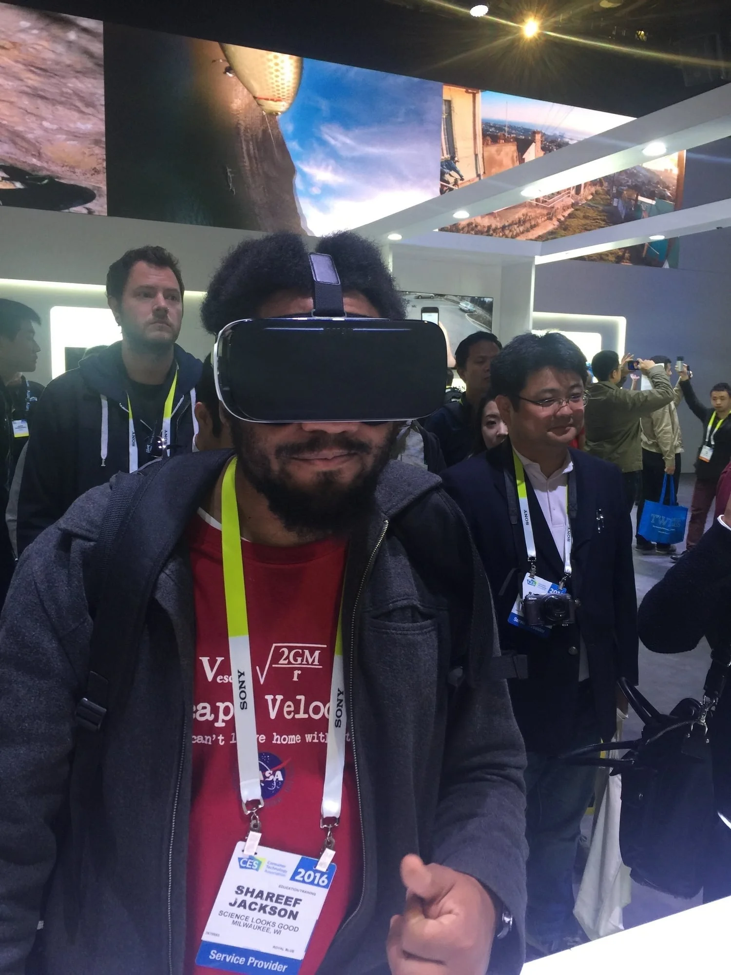The Samsung Gear VR let's me surf ... Which is something I'd never do otherwise