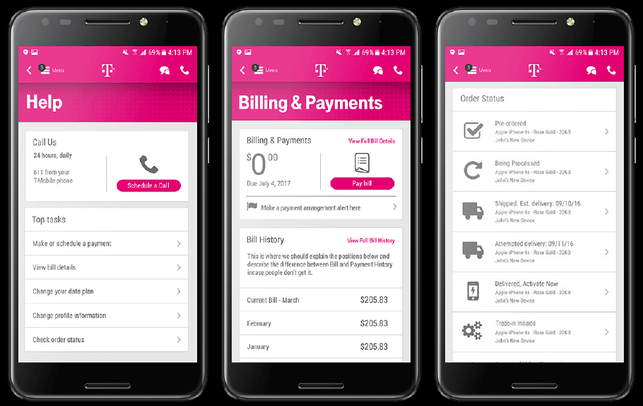 T-Mobile My-TMO App Relaunch