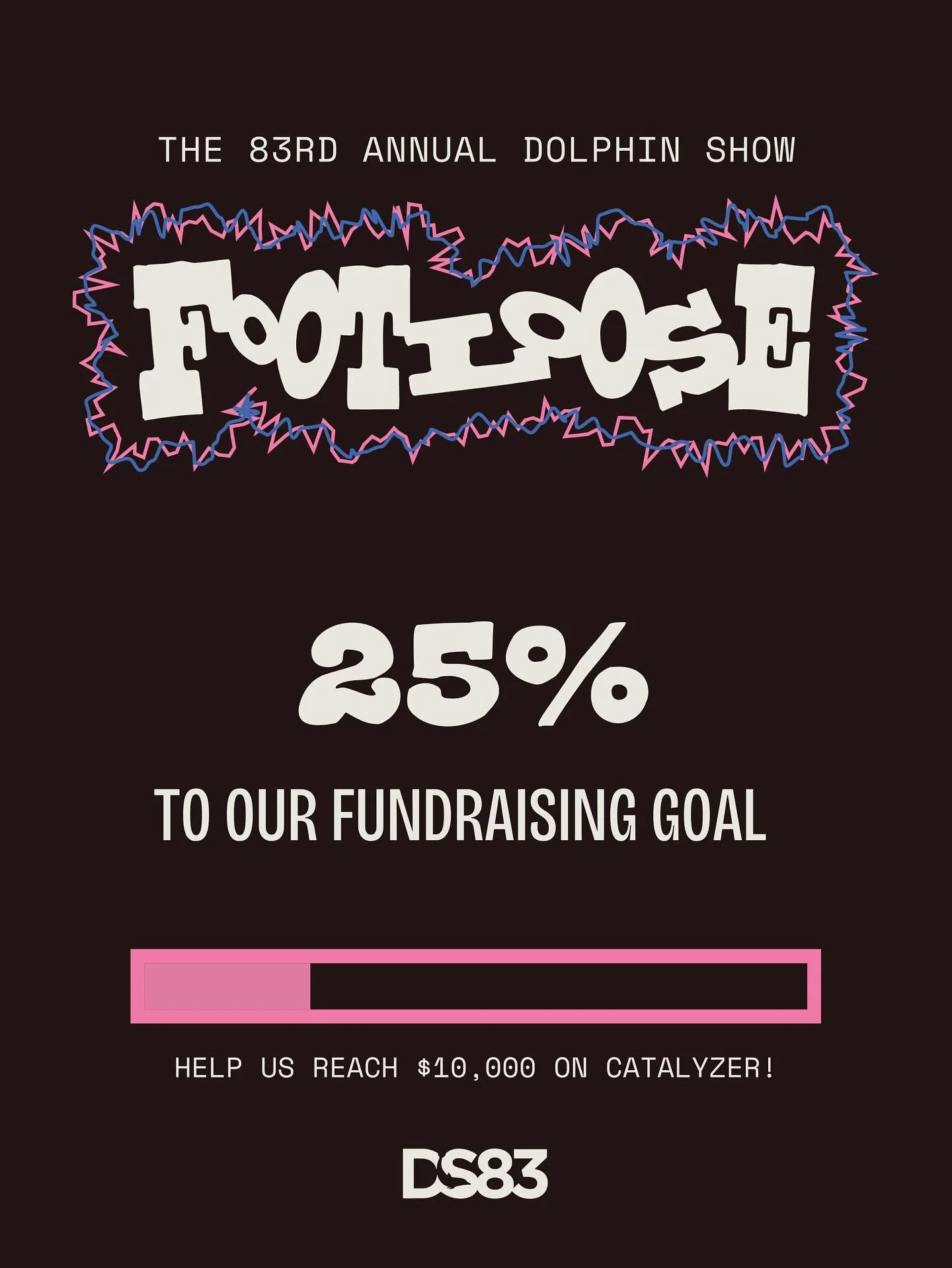 WE JUST HIT 25% OF OUR GOAL! Thank you to everyone who has supported and shared our Catalyzer 💙 We&rsquo;re still a long way from $10,000, so keep up the support! Every little bit goes a long way! 22 more days to go🐬