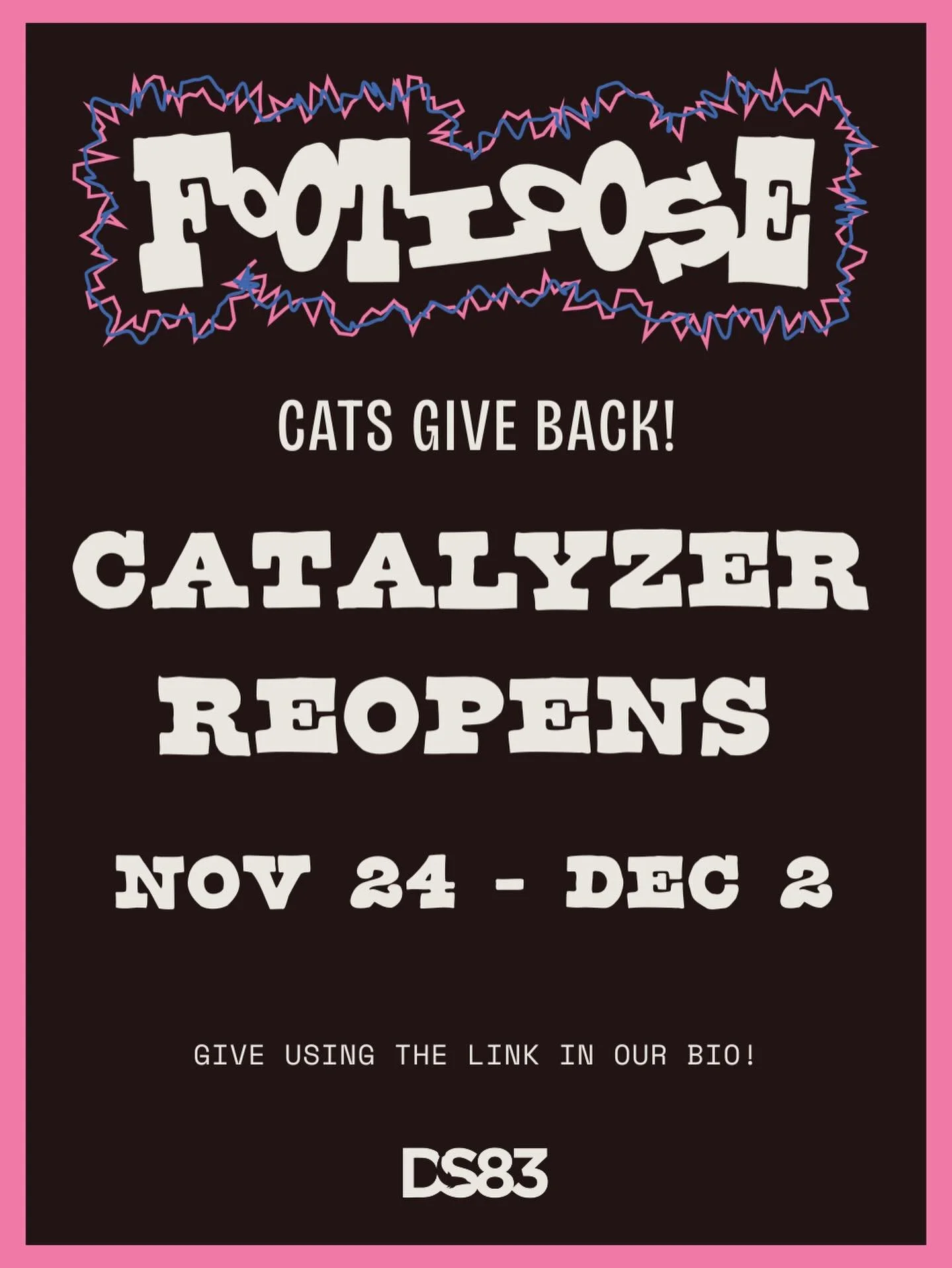 It&rsquo;s the season of giving 💙 

From today until Dec 2, our CATALYZER will reopen for Northwestern University&rsquo;s dedicated philanthropy campaign #catsgiveback 🐬 

Giving to Catalyzer projects will count toward the final tally for this year