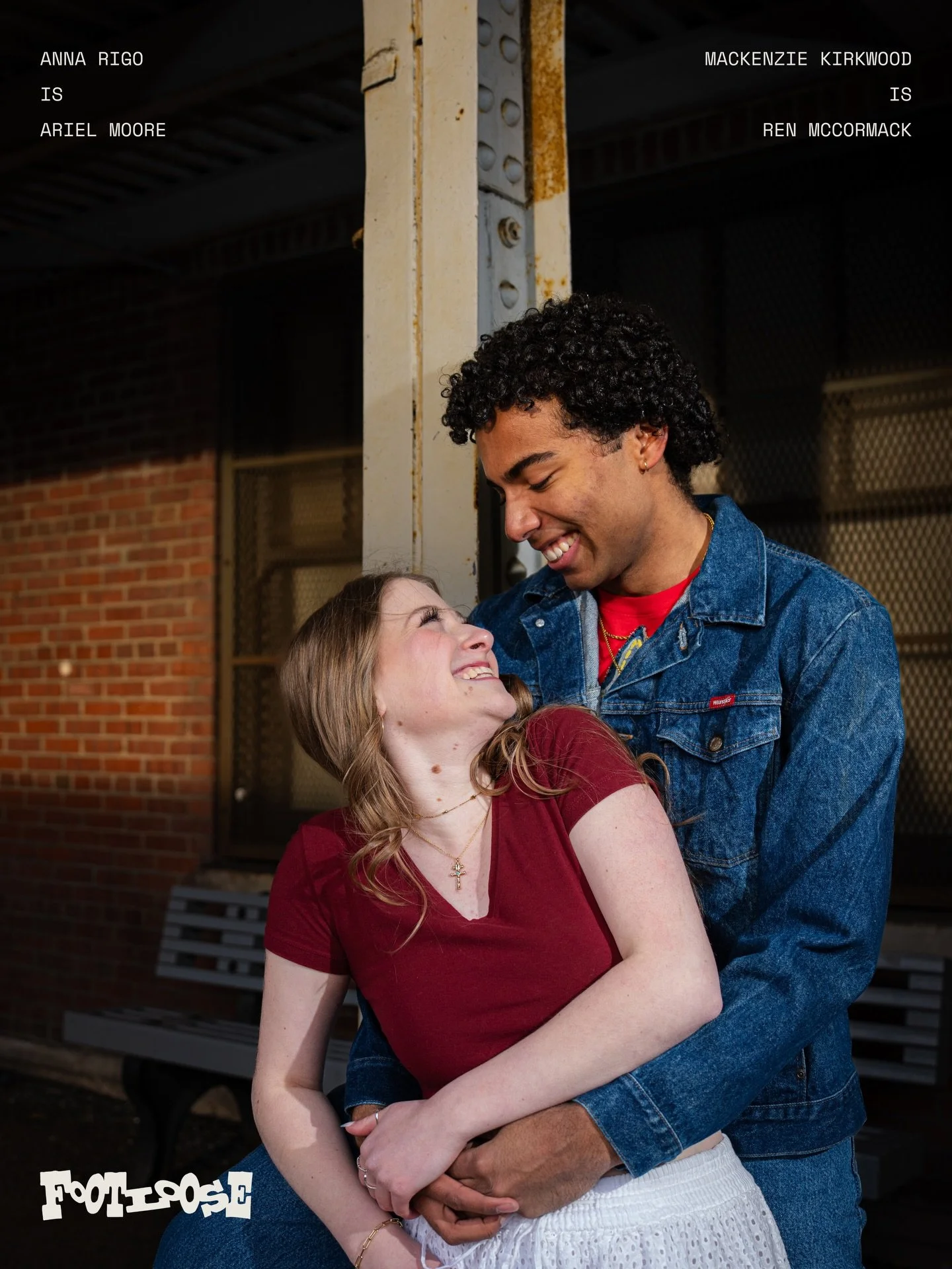 MACKENZIE KIRKWOOD and ANNA RIGO are REN MCCORMACK and ARIEL MOORE 🌟

Come see FOOTLOOSE in Cahn Auditorium, only on January 23, 24, 25, 30, and 31 🕺

Get your tickets now at nudolphinshow.org or at the link in our bio 🎟️

📷: @chrisyjlin.photos 
