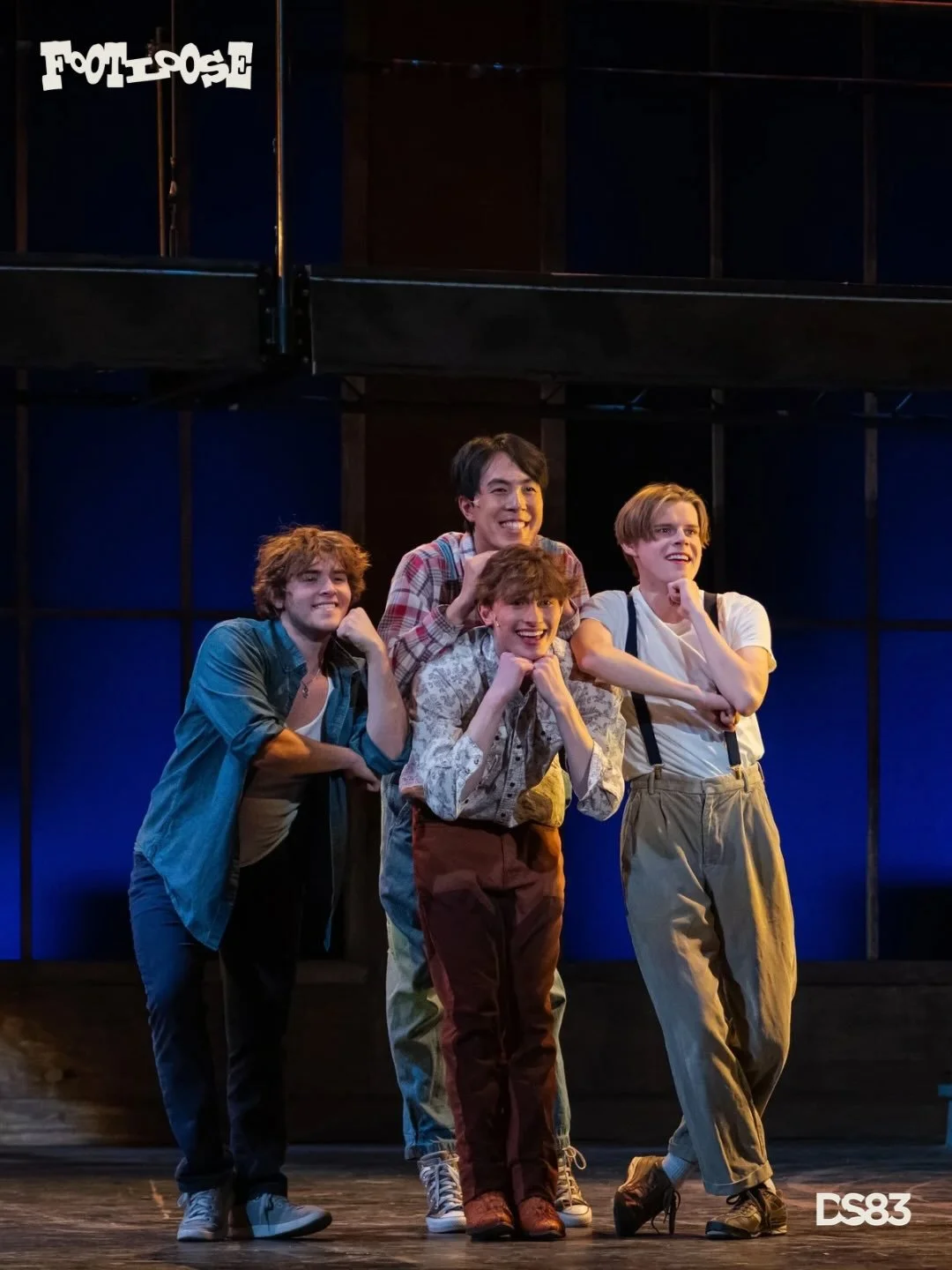 First look at Footloose&rsquo;s tech rehearsal! 📸

photos: @chrisyjlin.photos 💙

We open in Cahn Auditorium tomorrow and can&rsquo;t wait for you to join us 🎆 It&rsquo;s not too late to get tickets at nudolphinshow.org.

#theatre #footloose #north