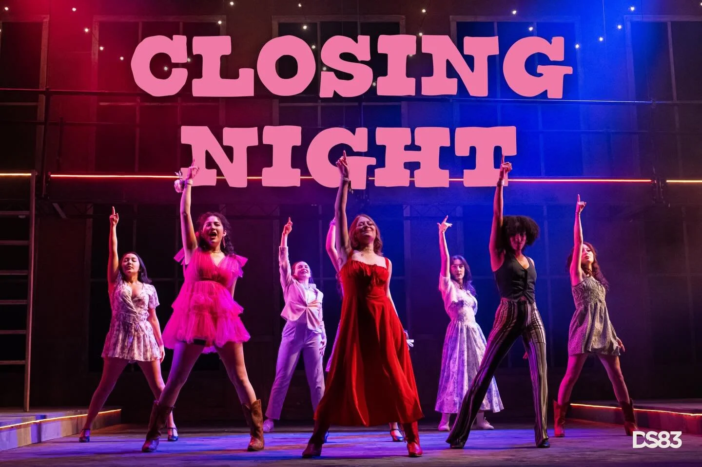 Come party with us tonight🪩⚡️

The last performance of Footloose is tonight, Saturday at 7:30pm! We can&rsquo;t wait to celebrate with you🕺💜 

Tickets at nudolphinshow.org or visit our bio! 🎟️

PS scroll to read what audiences have said about Foo