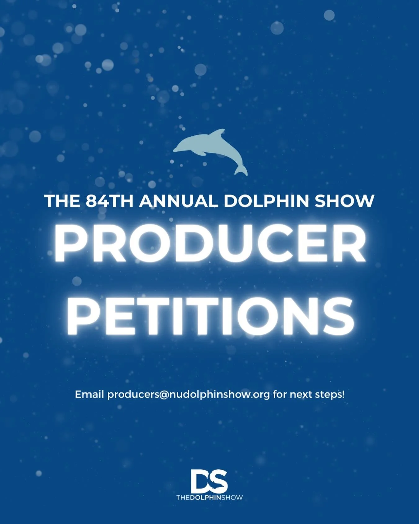 Want to produce the largest student-produced musical in th country?? We're looking for producers for THE 84TH ANNUAL DOLPHIN SHOW! Help lead one of Northwestern's greatest theatrical traditions 🐬💙

If interested, reach out to producers@nudolphinsho