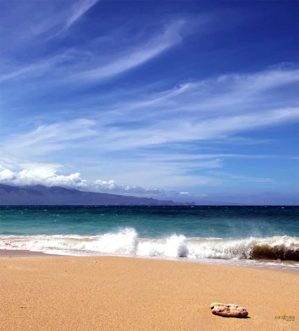 The tour starts and finishes at this beautiful beach!