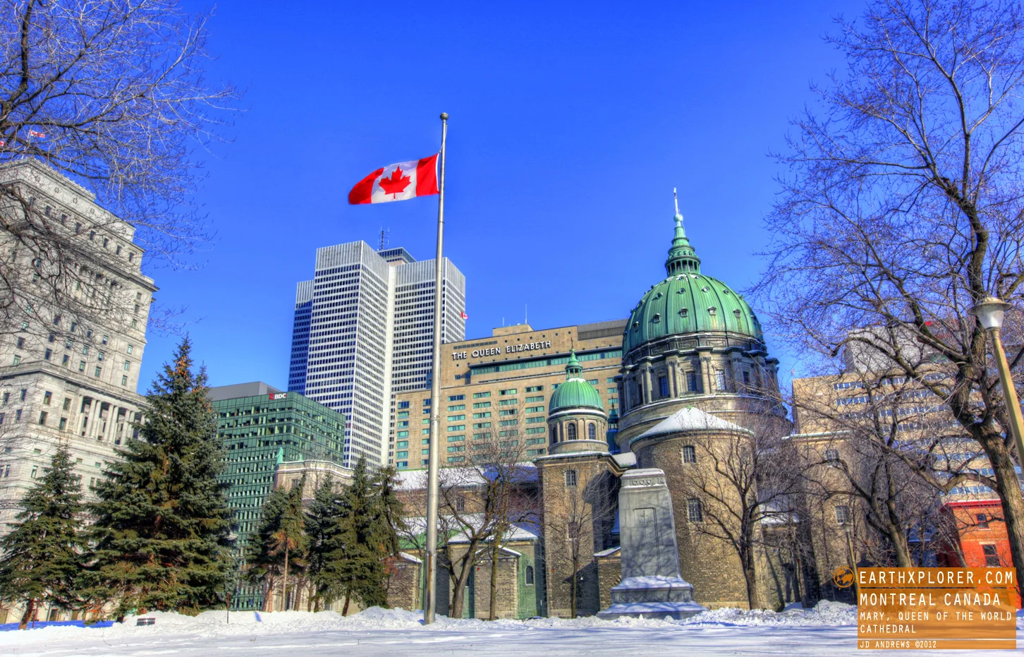Mary, Queen of the World, Cathedral is a minor basilica in Montreal, Quebec, Canada, and the seat of the Roman Catholic archdiocese of Montreal.