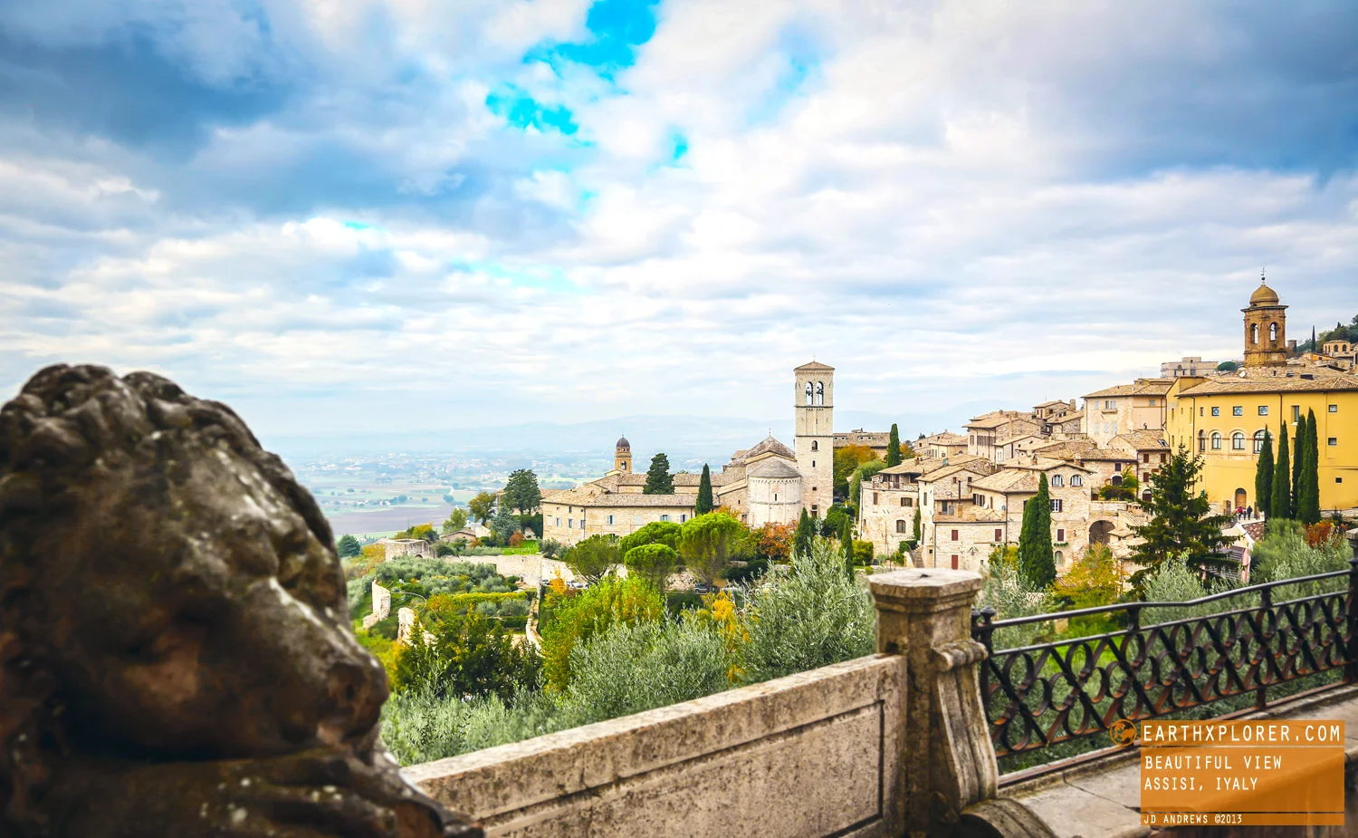 Assisi is the birthplace of St. Francis, he founded the Franciscan religious order. 