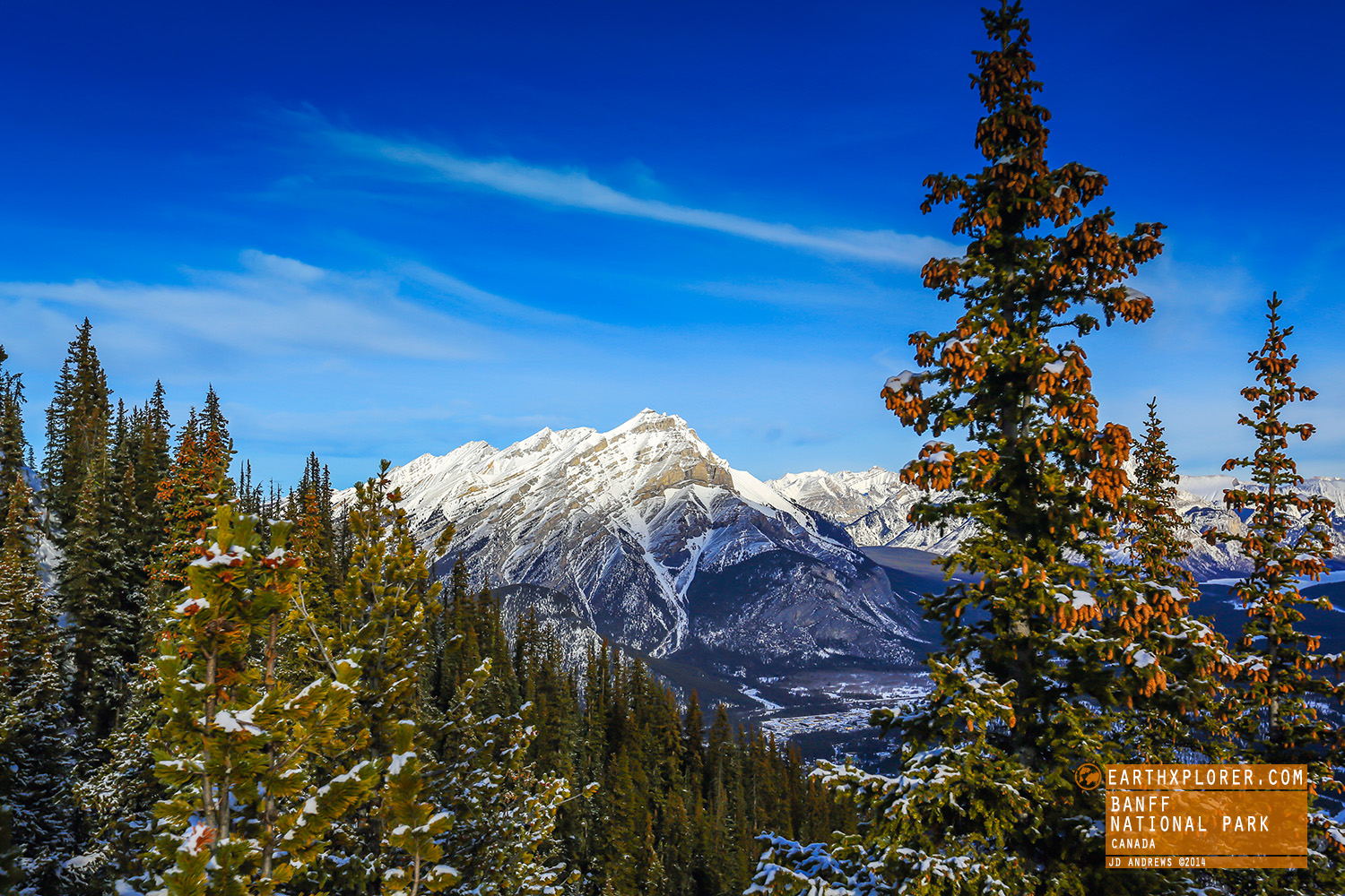 To get this view, take the Sightseeing Gondola. It's located just 5 minutes from the Town of Banff.