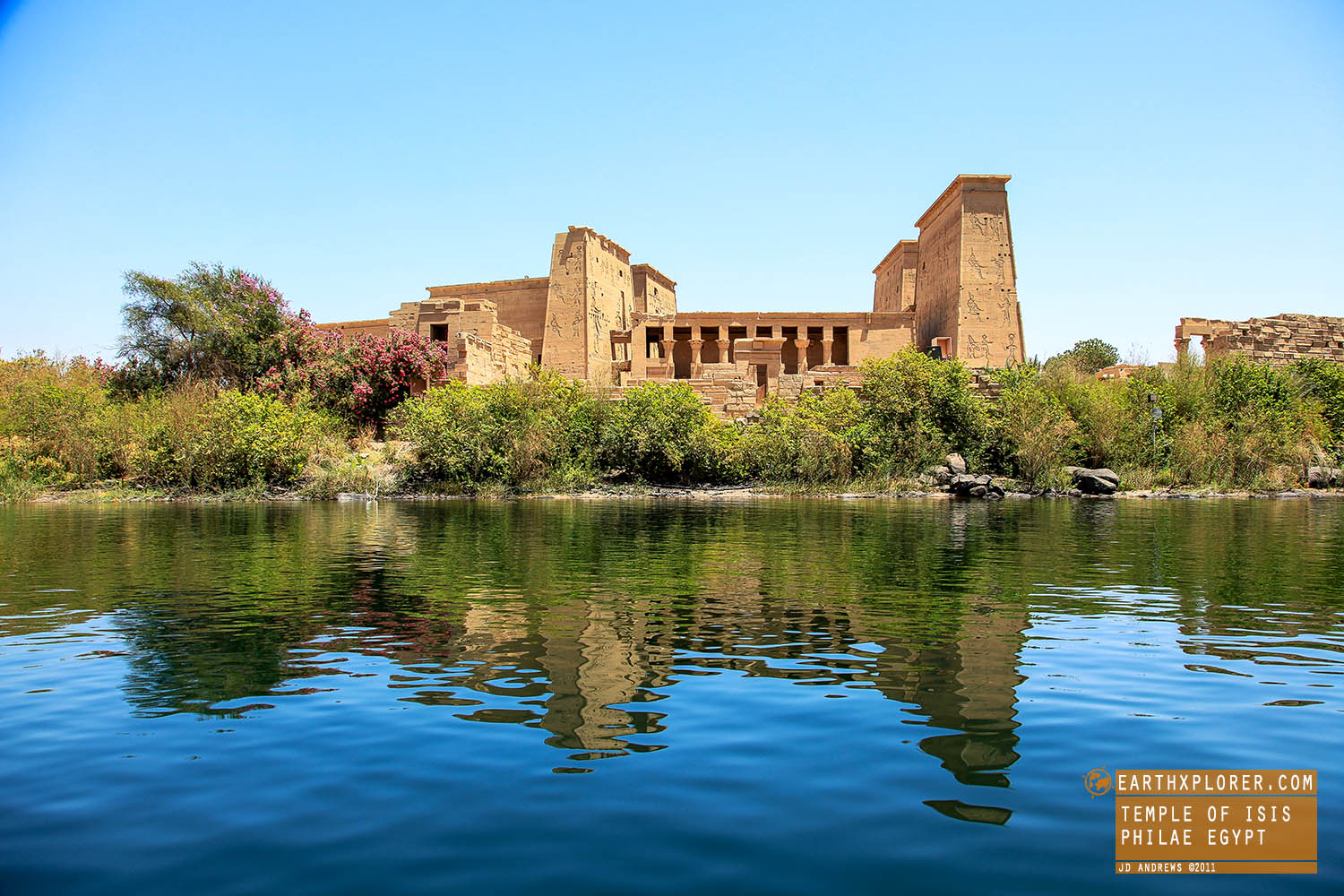  Located on Agilkia Island in Lake Nasser
