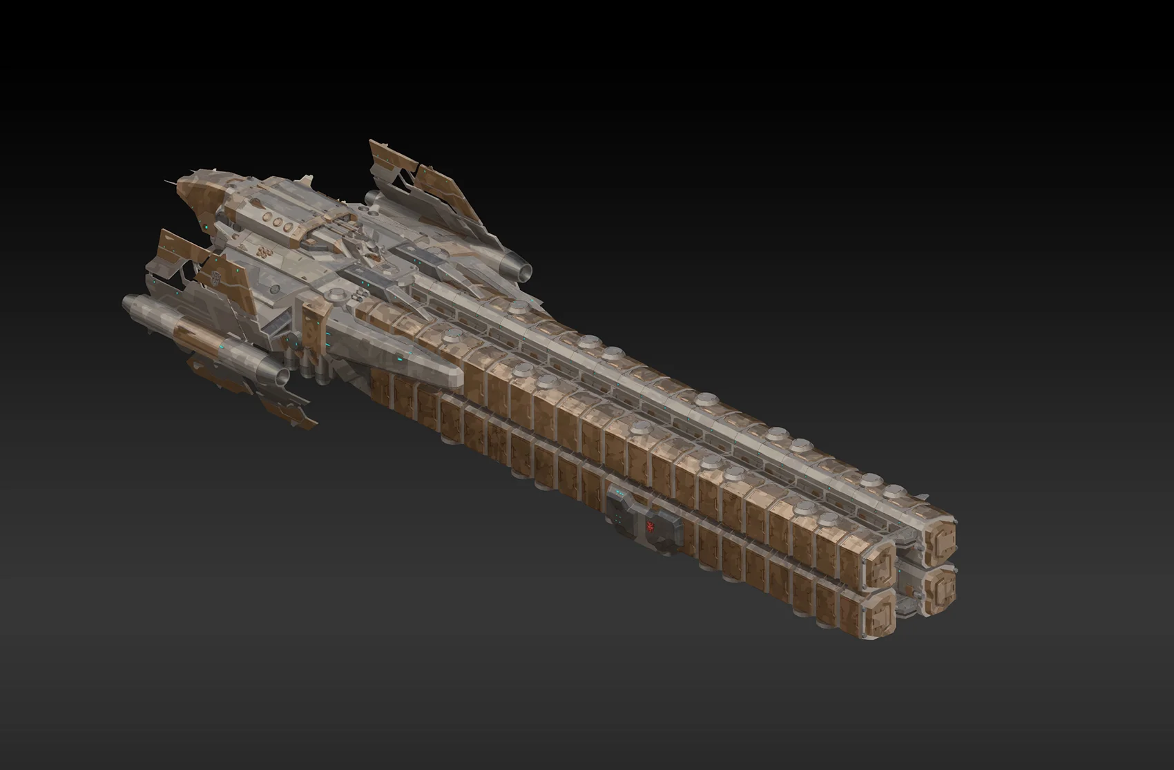 Painted on a ship design by Jason Park and Vince Toyama
