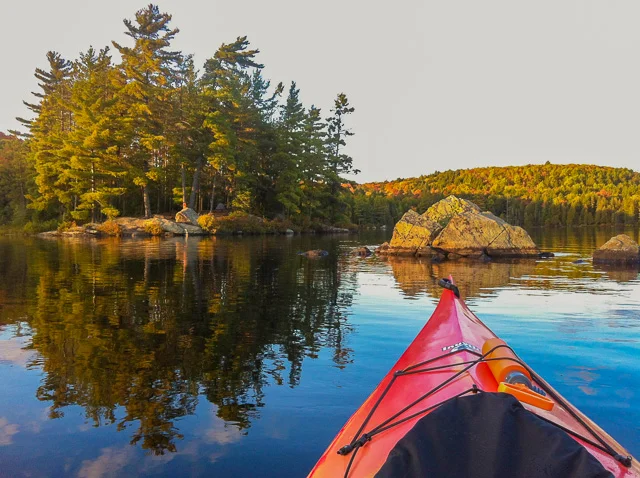 My Sunday Lake island campsite