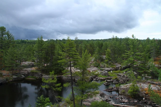 High Falls area… Dave’s in the lower right corner