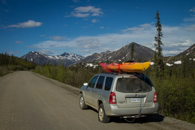 Flat tire on the Dempster Highway, Yukon, Canon 7D with Canon EF 28-300mm @ 28mm, 1/60s @ f/16, ISO 100